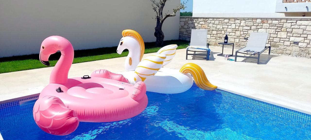סבודרייה Villa Salvore - New Luxury House, Heated Pool, Near Beaches, Playroom - Istria מראה חיצוני תמונה