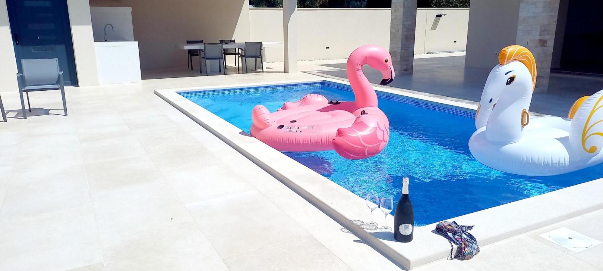 סבודרייה Villa Salvore - New Luxury House, Heated Pool, Near Beaches, Playroom - Istria מראה חיצוני תמונה