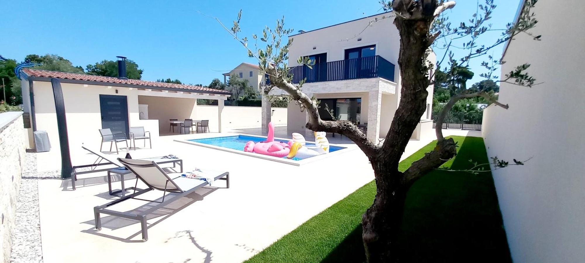 סבודרייה Villa Salvore - New Luxury House, Heated Pool, Near Beaches, Playroom - Istria מראה חיצוני תמונה